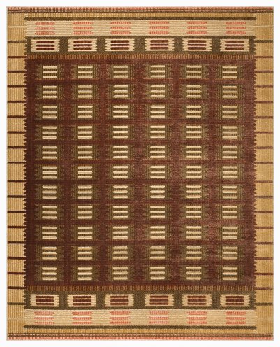 Nourison Home Nourison Nordic NRC16 8' x 10' Rust Modern Indoor Rug - 8' x 10'