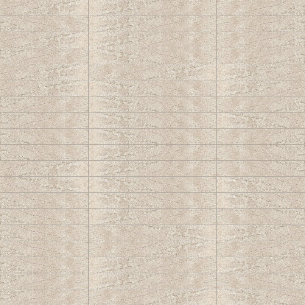 Marble Systems Sand Moon Matte Bullnose Porcelain Moldings 3x24 - Sand Moon