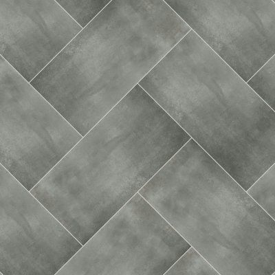 Qualis Ceramica Ceraforge 16x32 Titanium - Herringbone