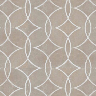 Marble Systems Graceful Cirque Polished Porcelain Backed Patterned Marble Tile 24x24 - Graceful Cirque - 24" x 24" x 1/2"