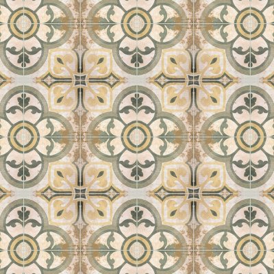 Qualis Ceramica Tuscany 24 x 24 Décor Castle - 24" x 24"