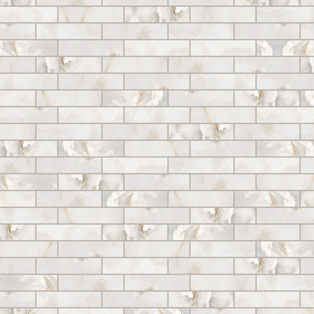Qualis Ceramica Romance Rendezvous White 3X12 Polished