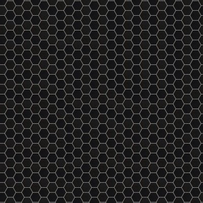 Qualis Ceramica Hamptons Collection Complex Mosaic Darkness - 11.13" x 11.38"