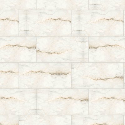 Qualis Ceramica Treasure Perfect Calacatta 12x24 Carved - Alternating 1/3