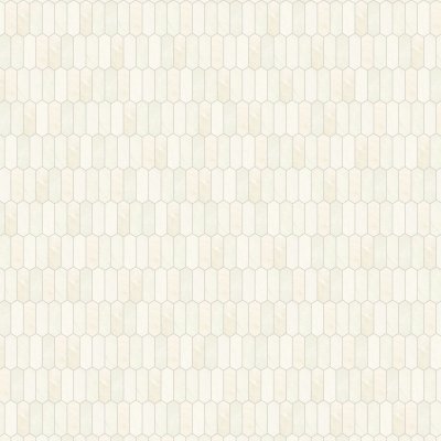 Qualis Ceramica Avorio Crema 2x6 Picket Mosaic - 10.5"x12"
