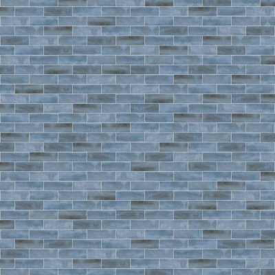 Qualis Ceramica Aruba 2x6 Night Blue Matt - Alternating 1/2