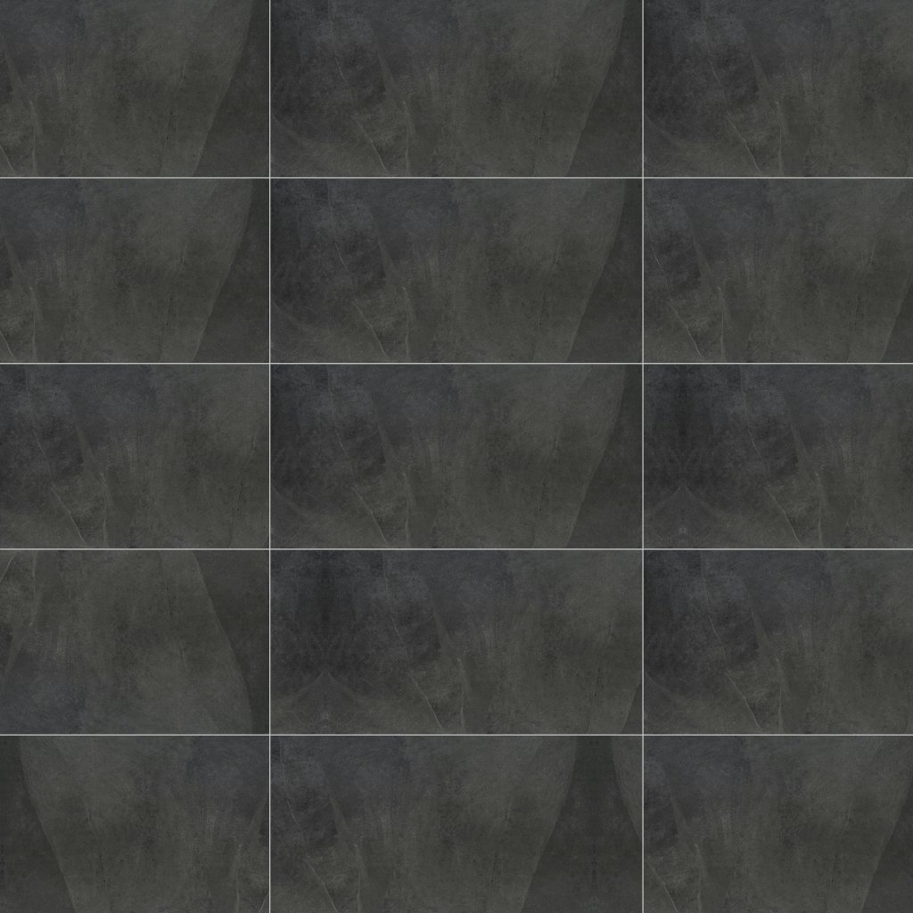 Daltile Delegate Dark Grey, Rectangle, 12X24, Matte - Dark Grey
