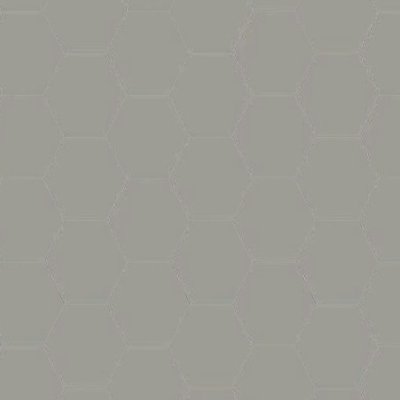 Marble Systems Dark Gray Matte Hexagon Ceramic Mosaic 12x12 - Dark Gray - 12" x 12" x 15/64"