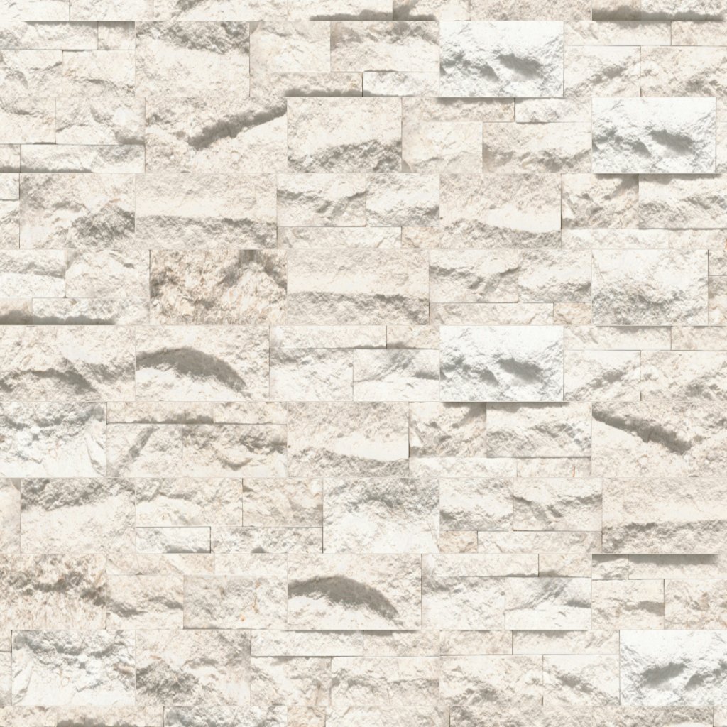 MSI Xl Rockmount Stacked Stone Panels Mayra White Xl - White™