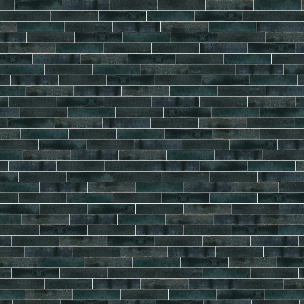 Qualis Ceramica Manhattan Tribeca Blue 2X9