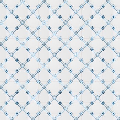 Marble Systems 249 Gelosia, Blue Glazed Ceramic Tile 5 1/2x5 1/2 - 249 Gelosia, Blue - 5 1/2" x 5 1/2" x 1/4"