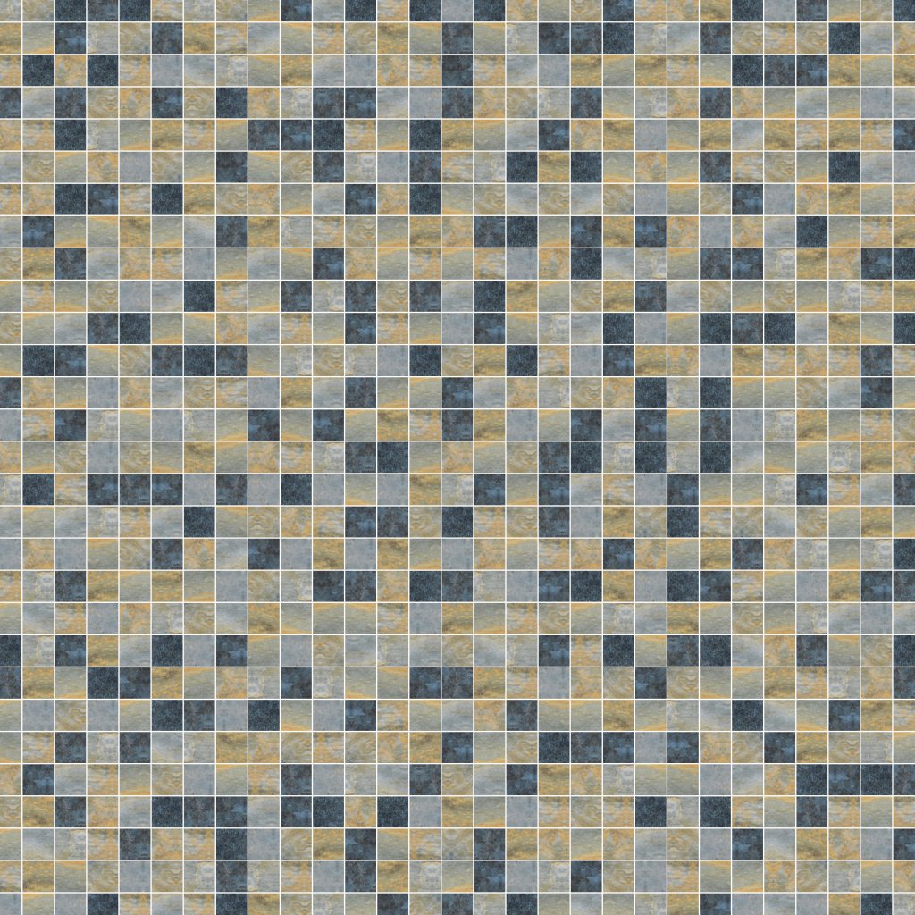 Qualis Ceramica Vermont Sky 2X2 Mosaic - Dark Bluish Grey