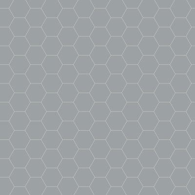 Qualis Ceramica Vida 5.5x6.3 Grey Hexagon - 5.5" x 6.3"