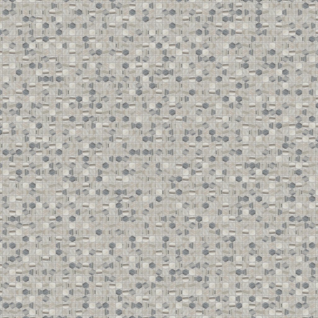 Marble Systems Skyline Honed Hexagon 1x1 Marble Mosaic 11 1/2x12 1/4 - Skyline