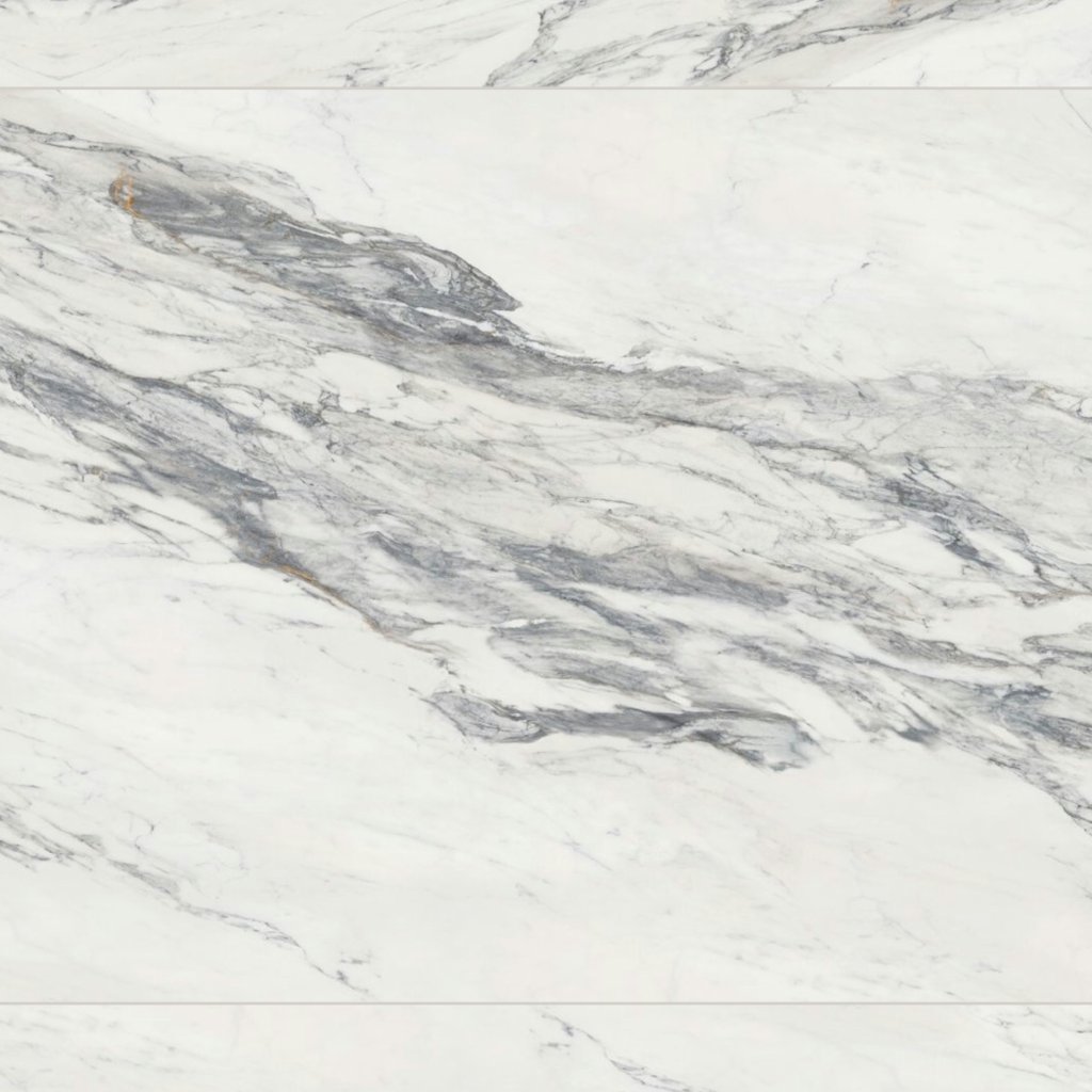 Qualis Ceramica Royal Stoneworks 48X110 Regal White Vein Polished
