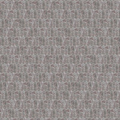 Qualis Ceramica Sereno Burgundy 2x6 Picket Mosaic - 10.5"x12"