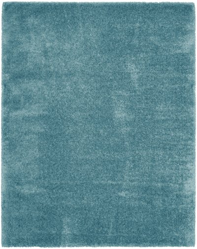 Nourison Home Nourison Dreamy Shag DRS05 7'10" x 9'10" Aqua Shag Indoor Rug - 7'10" x 9'10"
