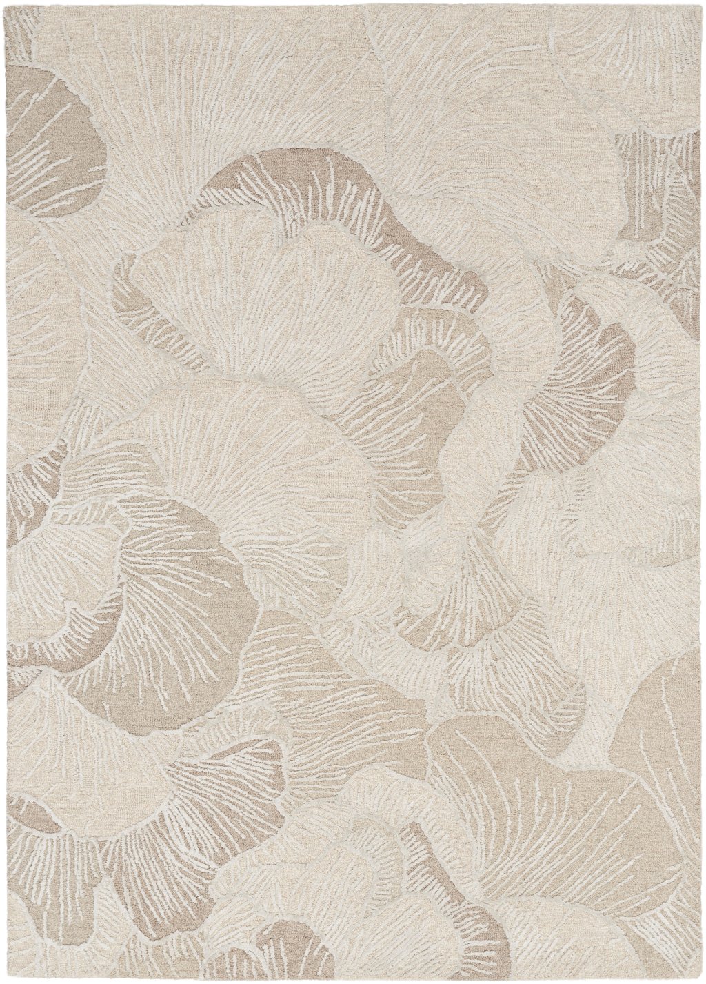 Nourison Home Nourison Avra AVR01 3'9" x 5'9" Taupe Modern Indoor Rug