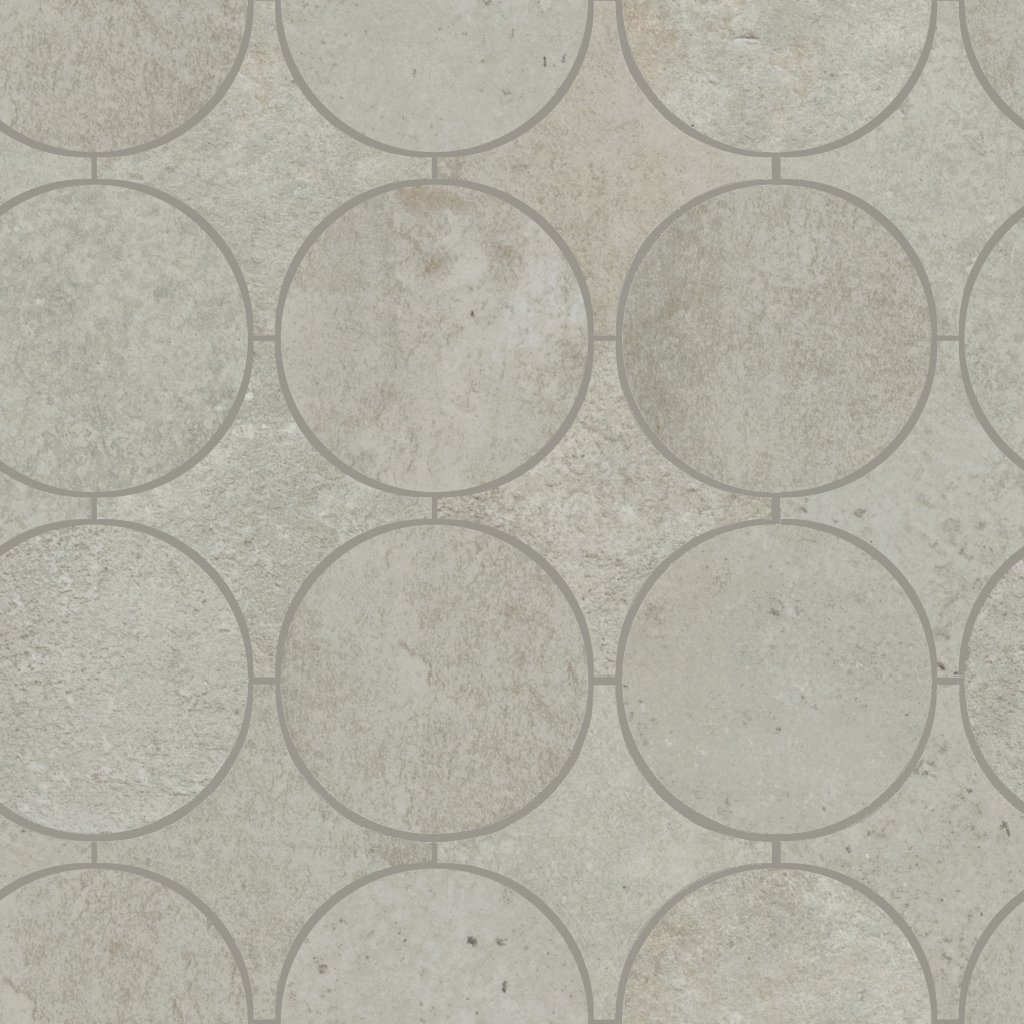 Daltile Rekindle Light Grey, Mixed, Stepwise, Matte - Light Grey