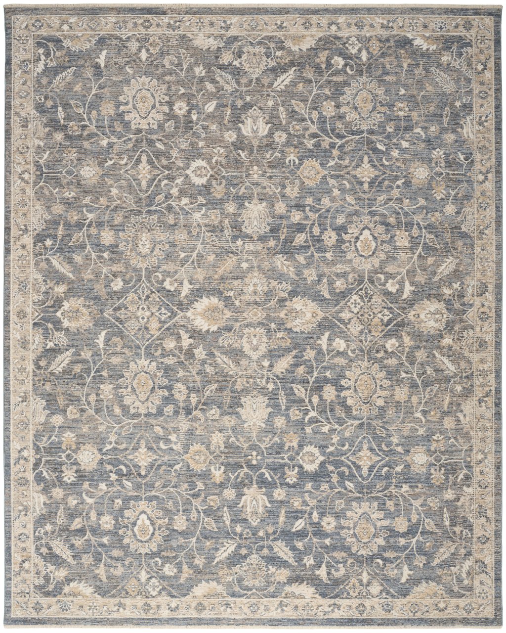 Nourison Home Nourison Harbor HRB01 5'3" x 7'6" Blue Vintage Indoor Rug