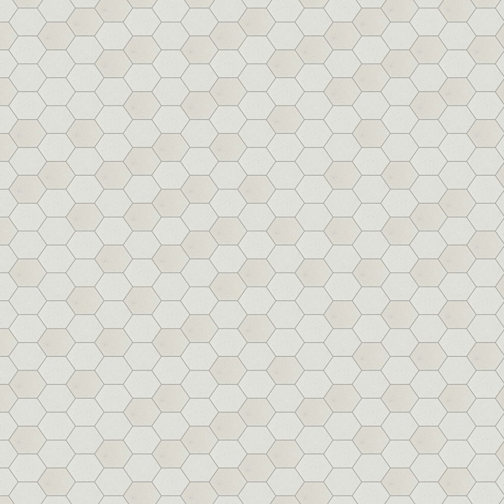 Marble Systems Champagne Honed Hexagon 2 Limestone Mosaic 10 3/8x12 - Champagne