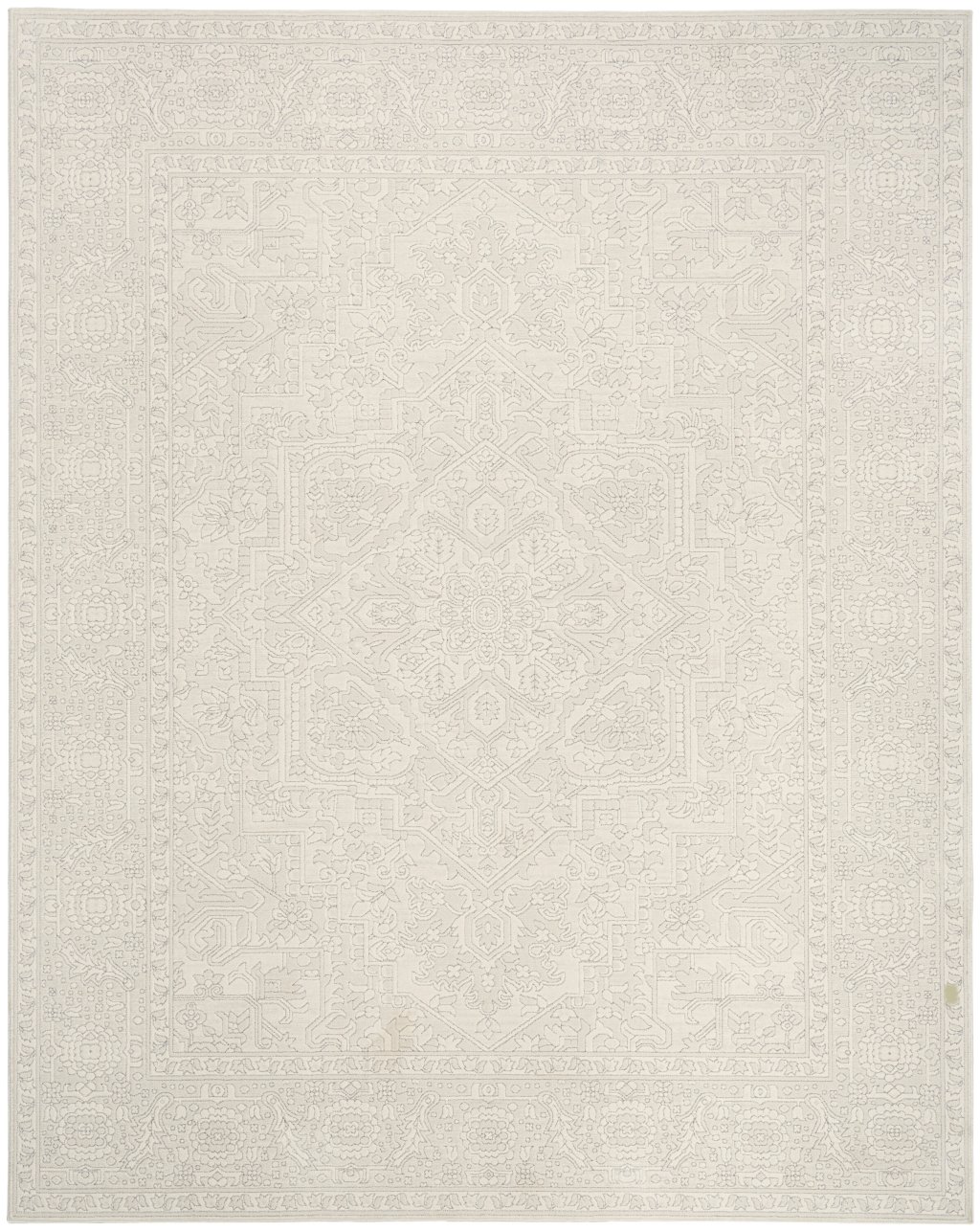 Nourison Home Nourison Grace GCE02 7'10" x 9'10" Ivory Light Grey Vintage Indoor Rug