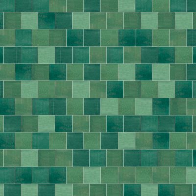 Qualis Ceramica Morocco 5x5 Green Gloss - Alternating 1/3