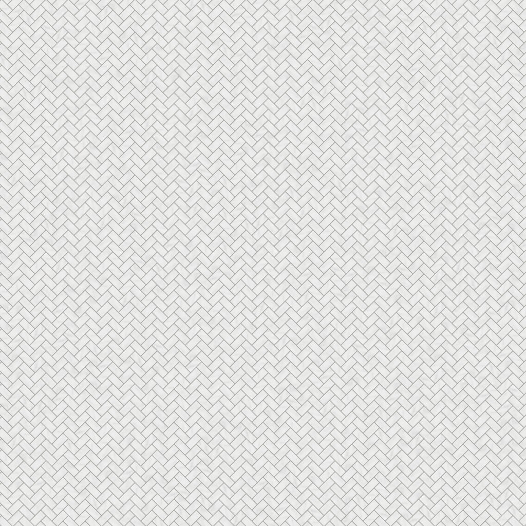 Marble Systems Glacier Honed Herringbone 1x2 Marble Mosaic 11x11 - Glacier