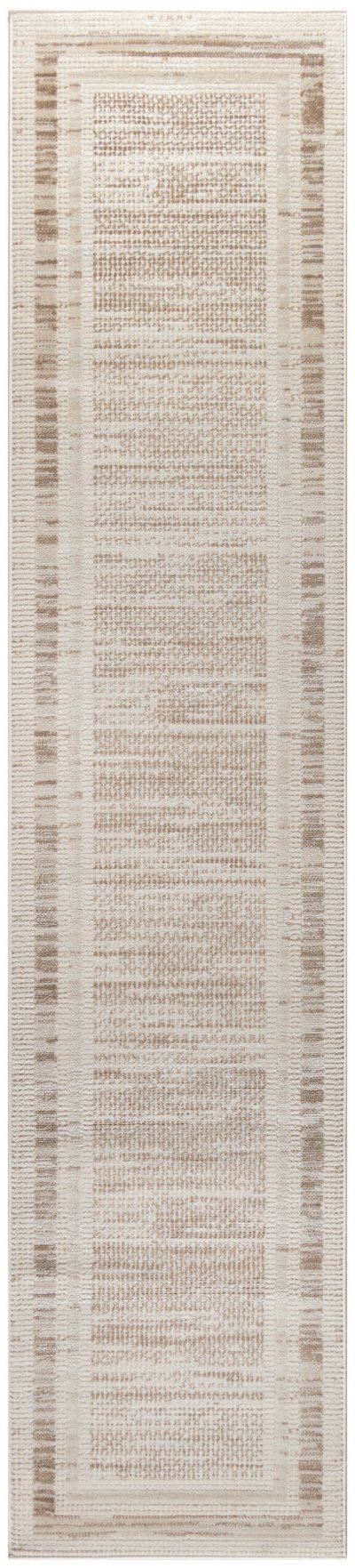 Nourison Home Nourison Serenity Home SRH07 2'2" x 7'6" Mocha Ivory Modern Indoor Rug - 2'2" x 7'6"