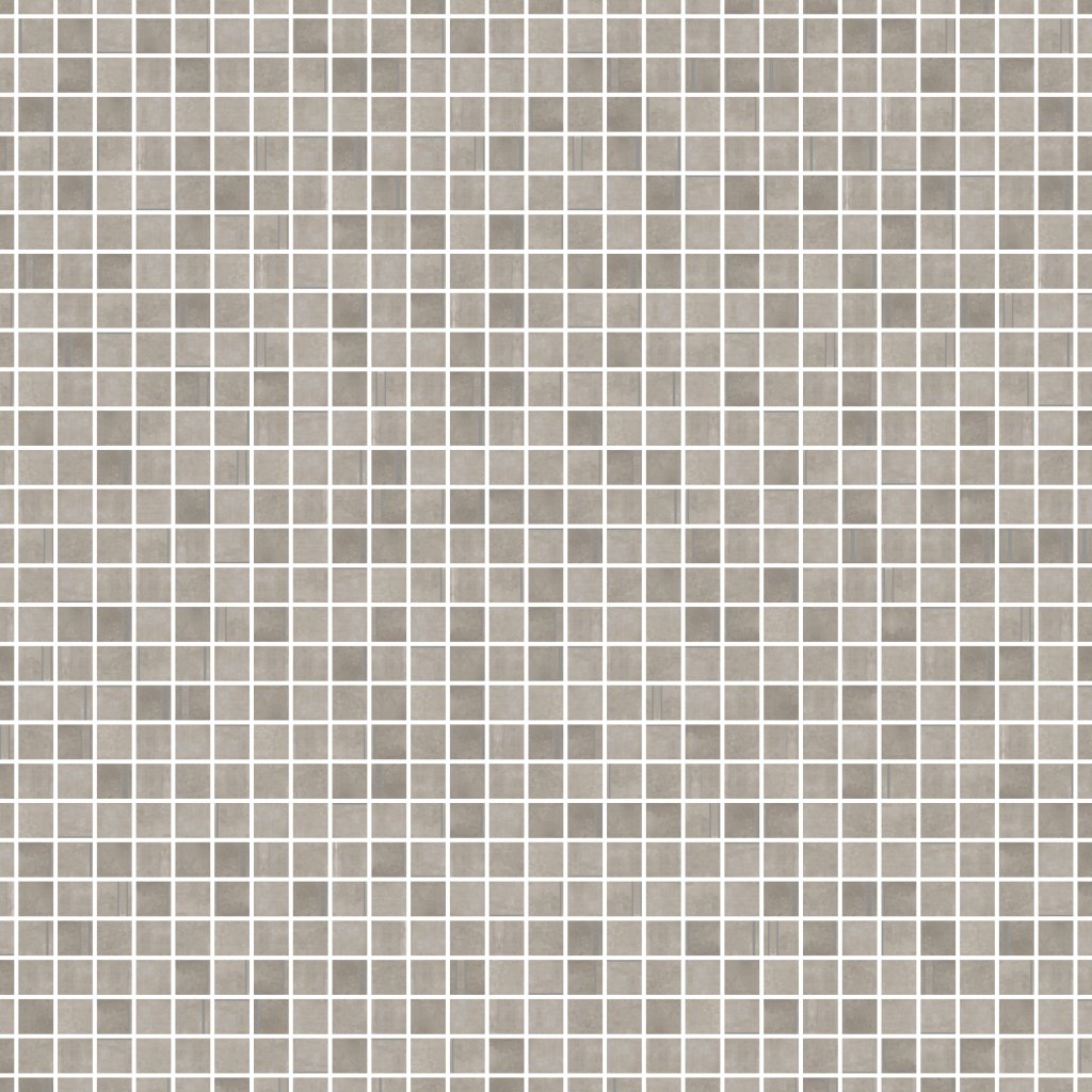 Qualis Ceramica Bridges Williamsburg Taupe 2X2 Mosaic - Taupe