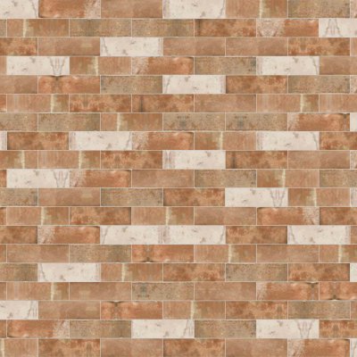 Qualis Ceramica Riviera Tileworks Hampton Collection Carob - Alternating 1/2