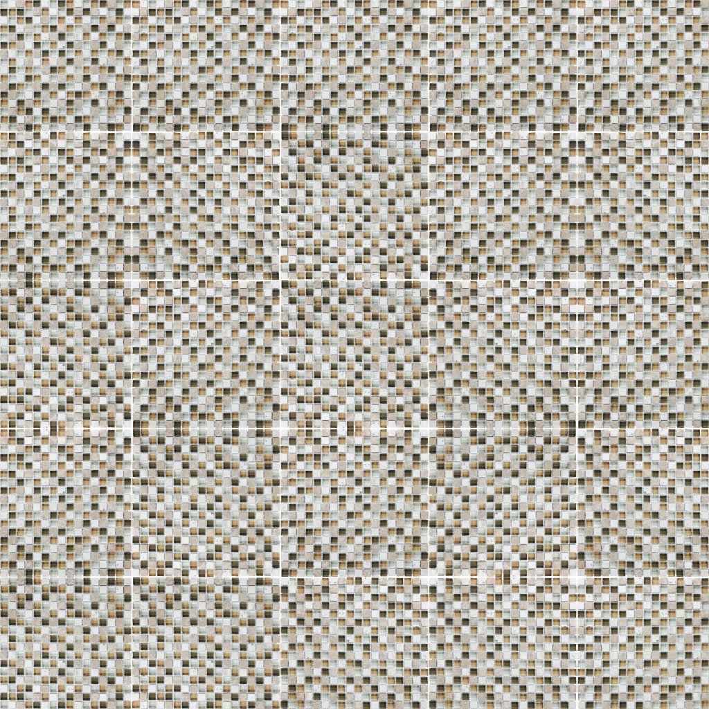 Qualis Ceramica 5/8X5/8 Bamboo Mosaic