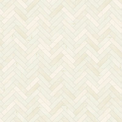 Qualis Ceramica Avorio Crema 1.25x4 Herringbone Mosaic - 11.25" x 11.37"