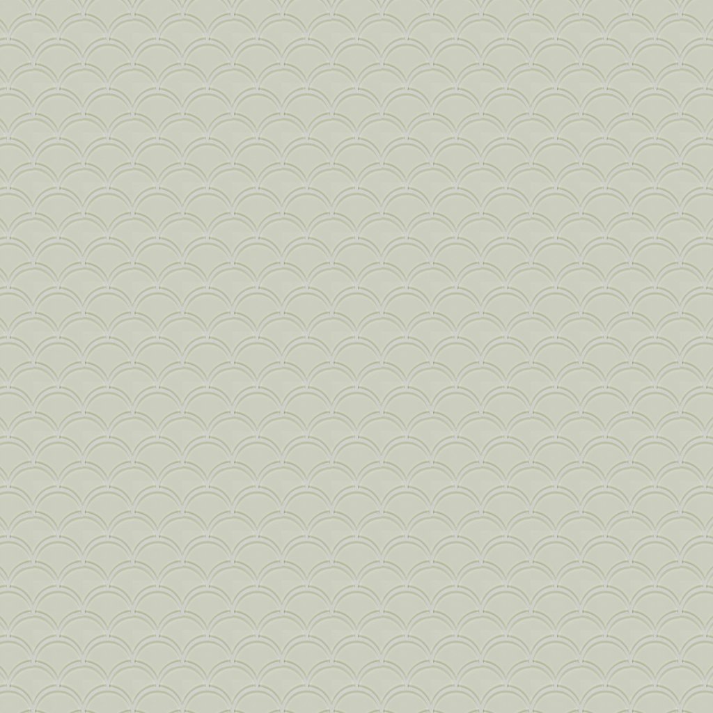 Qualis Ceramica Element Sand Scallop Mosaic