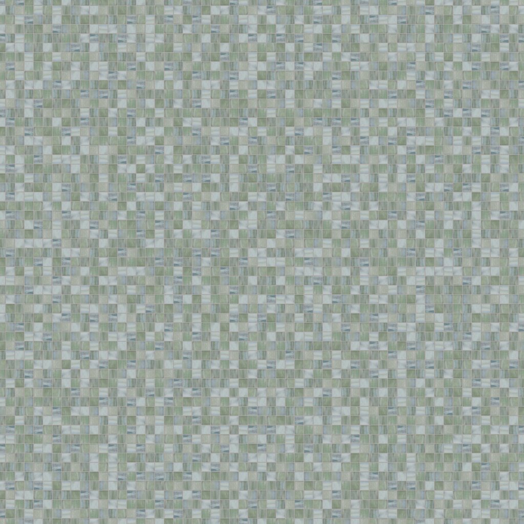 Marble Systems Jade Matte 1x1 Glass Mosaic 12 3/8x12 3/8 - Jade