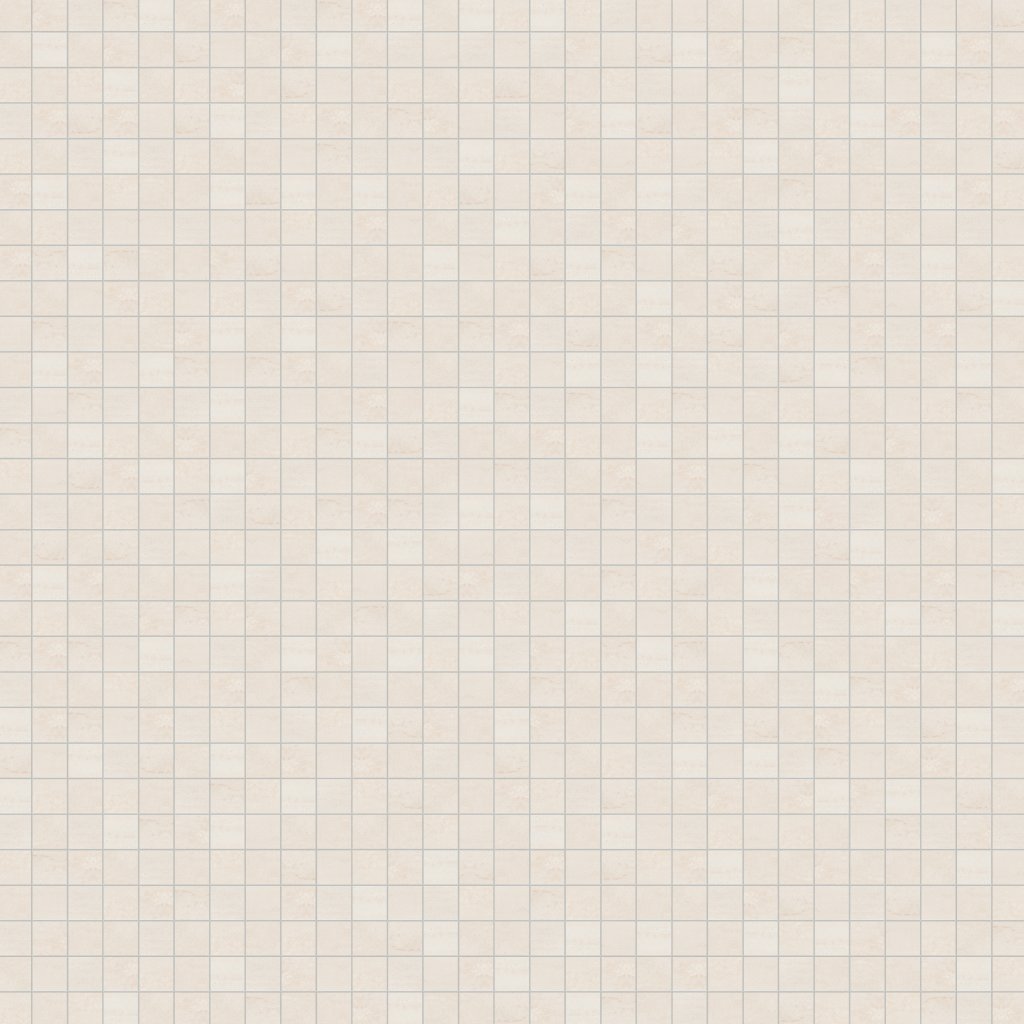 Daltile Cove Creek Off White, Straight Joint, 2X2, Matte - Off White