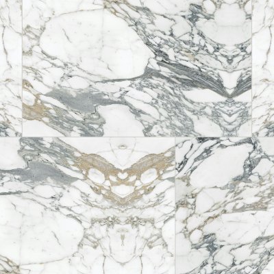 Qualis Ceramica Royal Stoneworks 48X48 Italian Arabescato Polished - Alternating 1/3