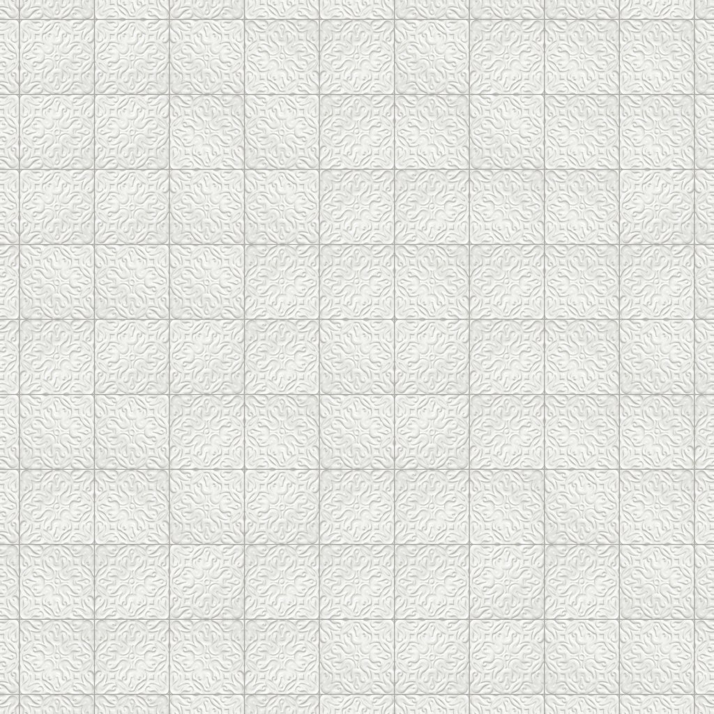 Marble Systems Tulum White Glossy Mondial Ceramic Accent Tiles 6x6 - Tulum White