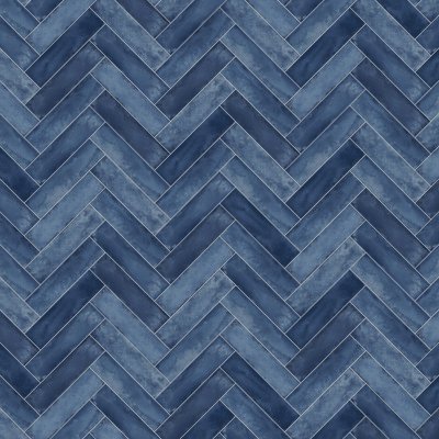 Qualis Ceramica Grand Cayman 3x12 West Bay Blue - Herringbone