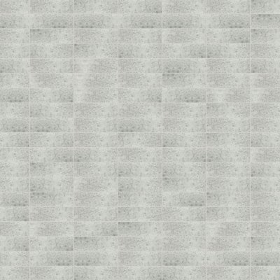Qualis Ceramica Obsidian 3x9 Silver Beveled - Grid