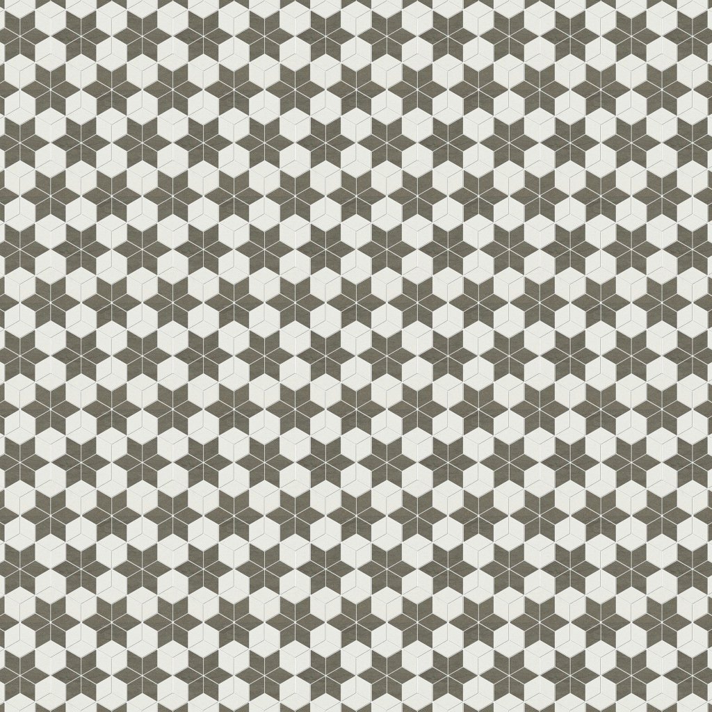Marble Systems Bosphorus, Champagne Honed Stars Limestone Mosaic 14 3/16x14 15/16 - Bosphorus, Champagne