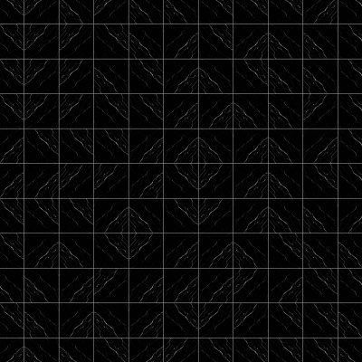 Marble Systems Black Honed Marble Tile 5 1/2x5 1/2 - Black - 5 1/2" x 5 1/2" x 3/8"