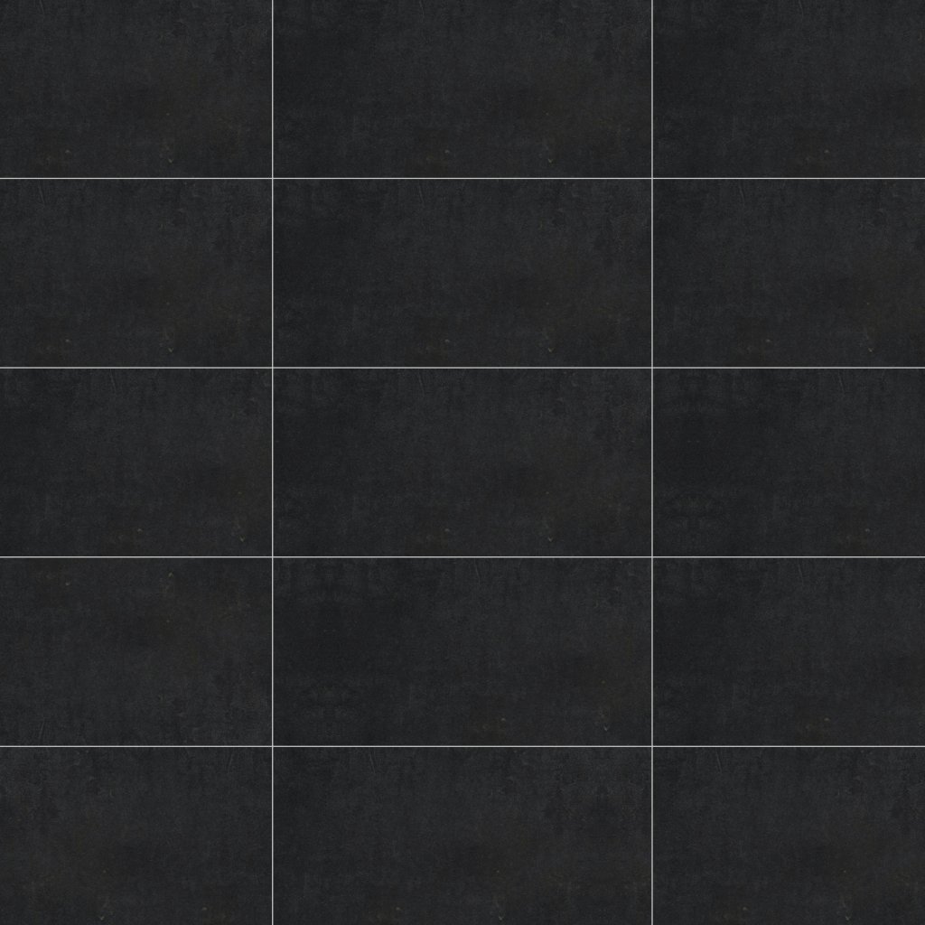 Daltile Cohesion Black, Rectangle, 12X24, Polished - Black