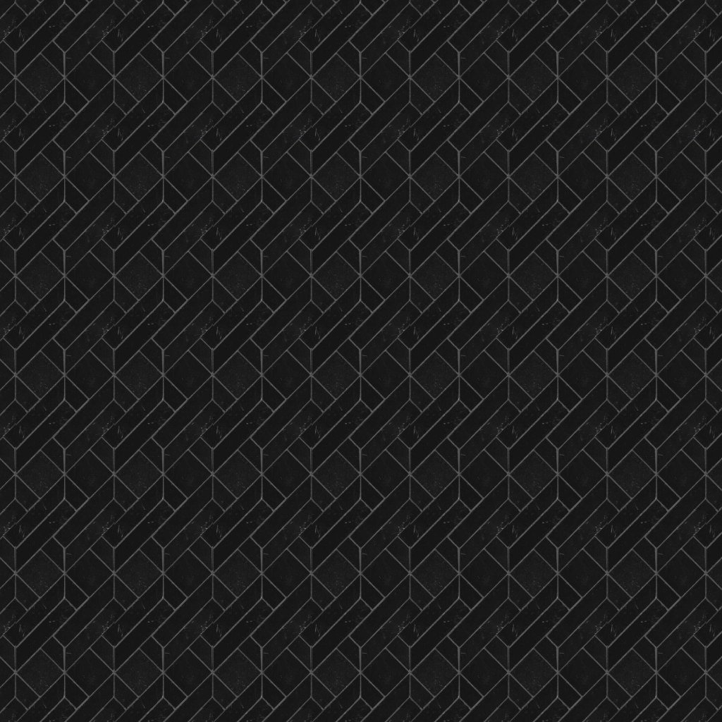 Marble Systems Black Honed Fontainebleau Parquet Marble Mosaic 4x7 1/2 - Black