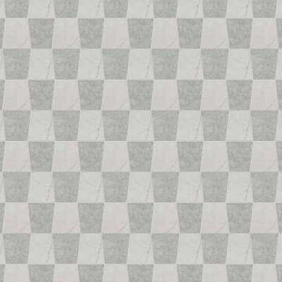 Marble Systems Britannia, Britannia Dark, Afyon Gray Honed Tapered Waterjet Marble Mosaic 12 1/2x12 - Britannia, Britannia Dark, Afyon Gray - 12 1/2" x 12" x 3/8"