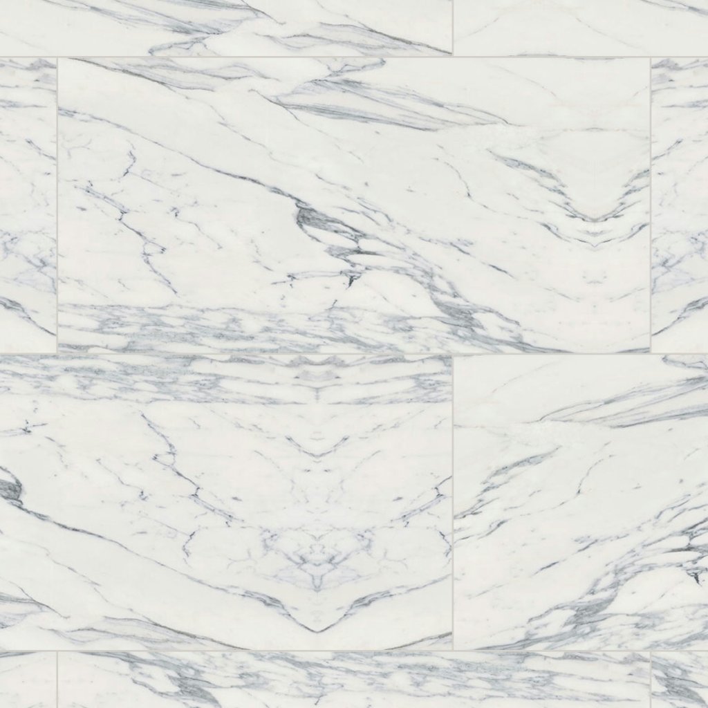 Qualis Ceramica Royal Stoneworks 24X48 Regal White Vein Polished