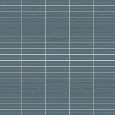 Qualis Ceramica Geometra 3x12 Ink Ivy - Grid