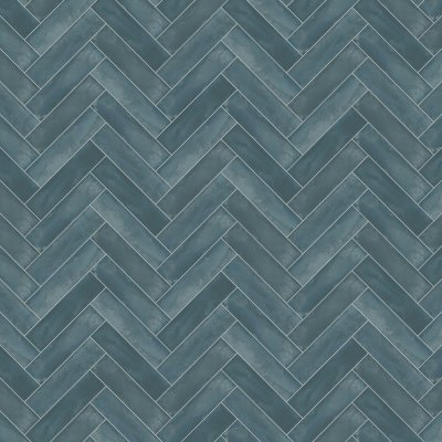 Qualis Ceramica Grand Cayman 3x12 Kaibo Teal - Herringbone