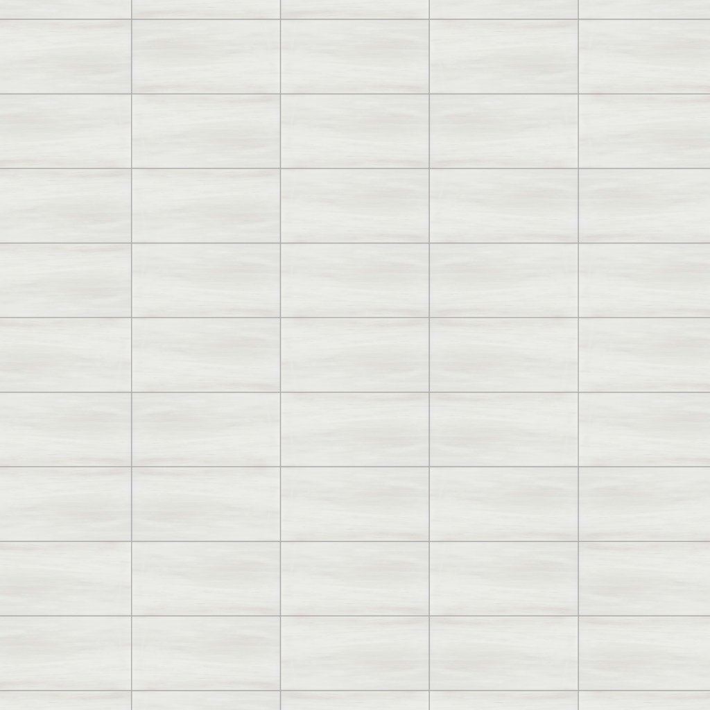 Marble Systems Snow White Honed Marble Tile 6x12 - Snow White