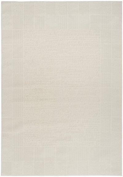 Nourison Home Nourison Nordic NRC07 8' x 10' Ivory Modern Indoor Rug - 4' x 6'